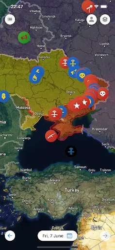 Military Summary: Conflict Map screenshot 1