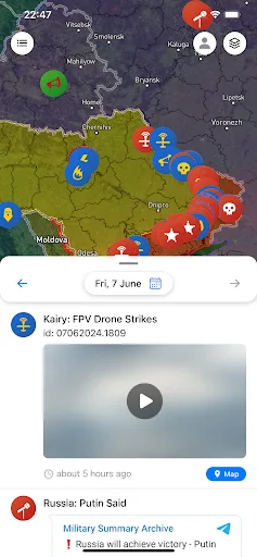 Military Summary: Conflict Map screenshot 3