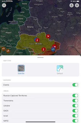 Military Summary: Conflict Map screenshot 5