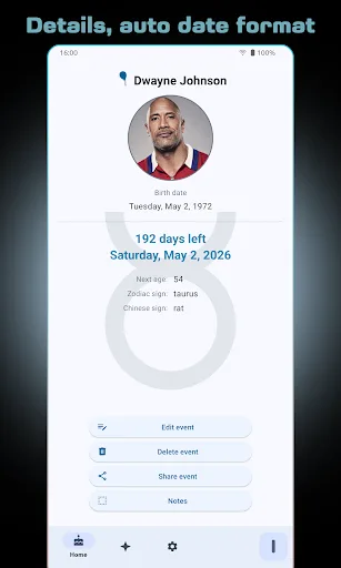 Birday - Birthday Manager screenshot 2