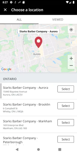 Starks Barber Company screenshot 3