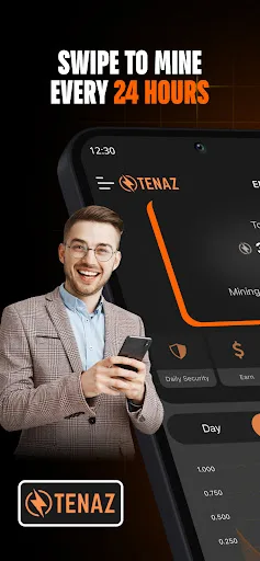 Tenaz: Low-Power Mobile Mining screenshot 1