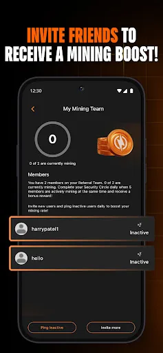 Tenaz: Low-Power Mobile Mining screenshot 3