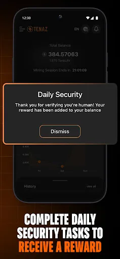 Tenaz: Low-Power Mobile Mining screenshot 4