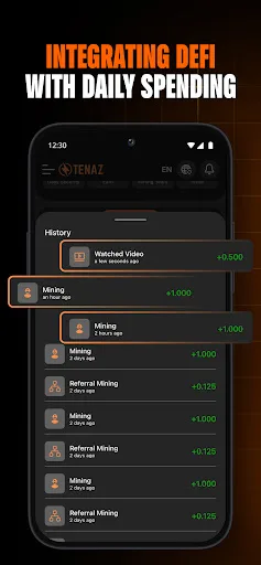 Tenaz: Low-Power Mobile Mining screenshot 5