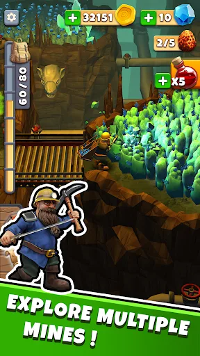 Mine & Slash: Arcade RPG Games screenshot 4