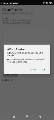Alpha Com ACom Flasher screenshot 2