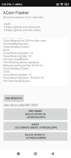 Alpha Com ACom Flasher screenshot 5