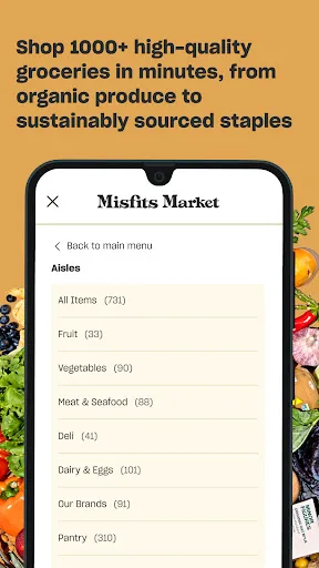 Misfits Market Grocery App screenshot 2