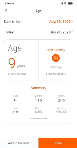 Calculator screenshot 4