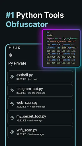 Py Private: Python Obfuscator screenshot 1