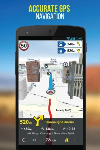 NaviMaps: 3D GPS Navigation screenshot 1