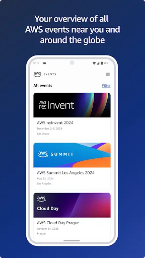 AWS Events screenshot 1