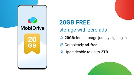 MobiDrive Cloud Storage & Sync screenshot 1