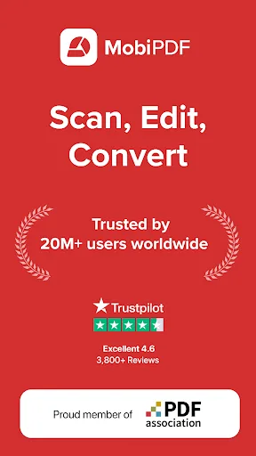 Mobi PDF・Editor・Scanner・Reader screenshot 1