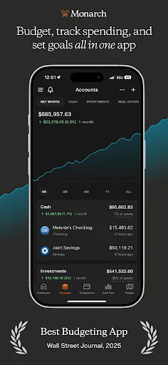 Monarch: Budget & Track Money screenshot 1