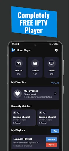 Mono IPTV Player screenshot 1