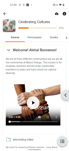 Moodle screenshot 2