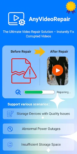 Any Video Repair - MP4 Repair screenshot 1