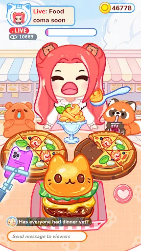Mukbang ASMR: Idol Livestream screenshot 5