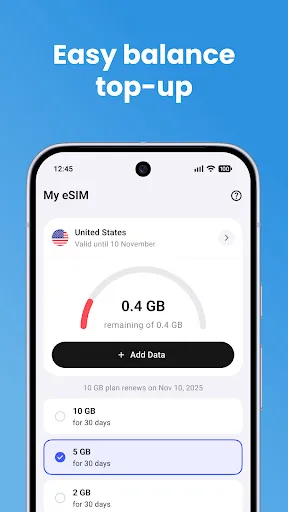 eSim Prepaid Mobile Travel App screenshot 3