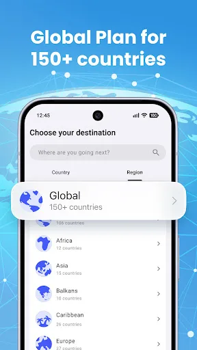 eSim Prepaid Mobile Travel App screenshot 4