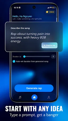 Just Flow: AI Rap Generator screenshot 2