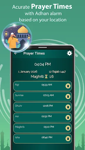 Muslim Muna Adhan Prayer Quran screenshot 2