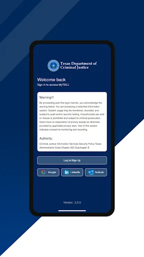 MyTDCJ screenshot 1