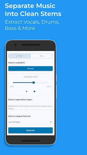 MVSEP - Separate Music & Voice screenshot 1
