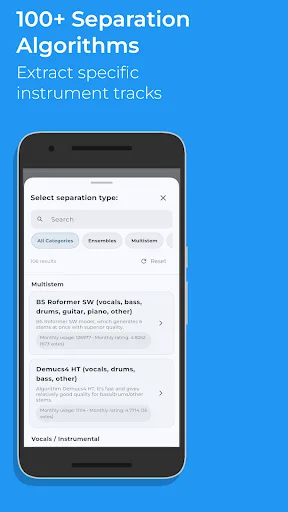 MVSEP - Separate Music & Voice screenshot 2