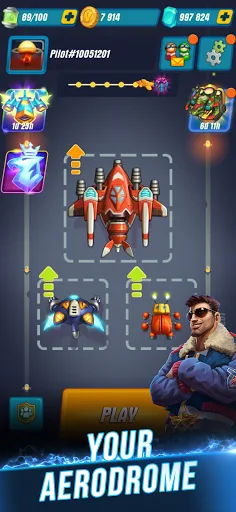 HAWK: Airplane Space games screenshot 2