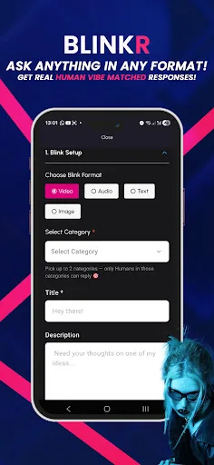 Blinkr App screenshot 2