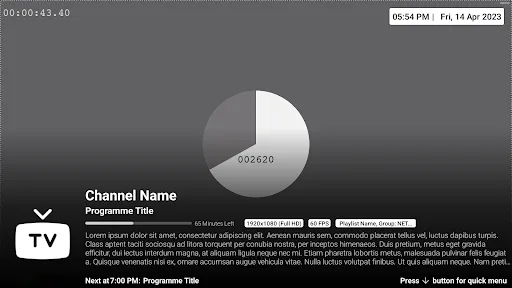 iMPlayer TV IPTV Player screenshot 5