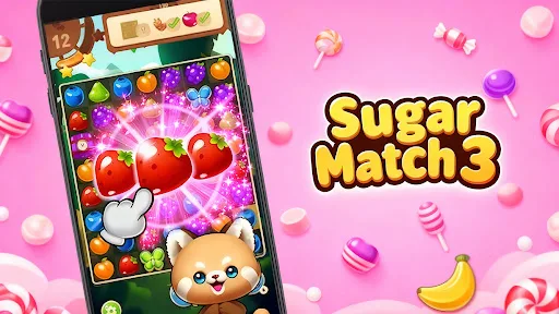 Sugar Match 3 screenshot 1