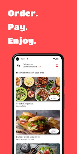 Mytapper - Food delivery screenshot 1