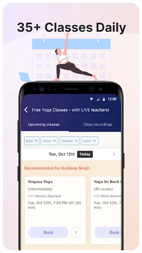Yoga Classes & Asanas For Begi screenshot 5