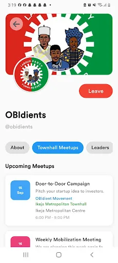 Townhall screenshot 4