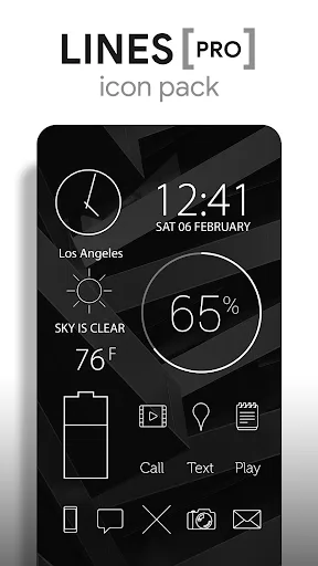 Lines Pro - Icon Pack screenshot 1