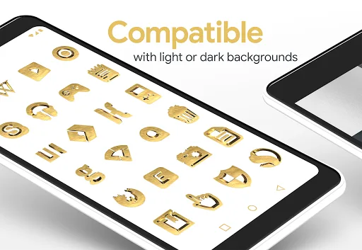 Solid Gold Pro - Icon Pack screenshot 3