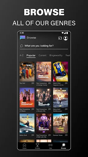 Bravo - Live Stream TV Shows screenshot 4