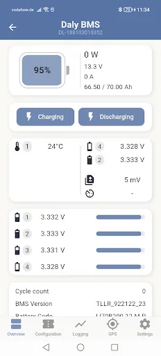 SmartBMS Utility screenshot 3