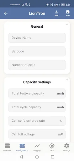 SmartBMS Utility screenshot 4