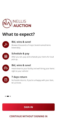 Nellis Auction screenshot 2
