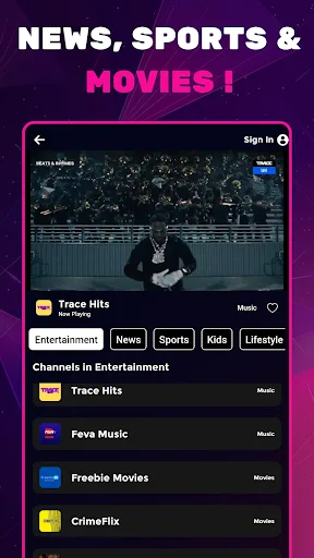 Live TV Channels on NeoTV+ screenshot 3