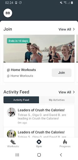 B Active Hub screenshot 2