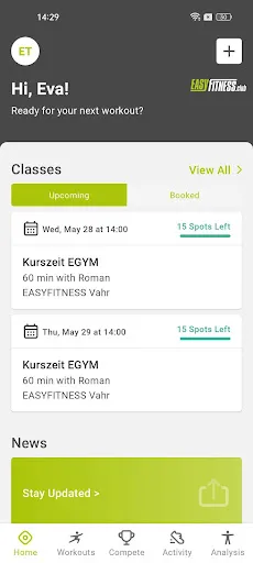 EASYFITNESS Connect screenshot 2