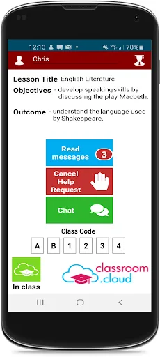 classroom.cloud Student screenshot 2