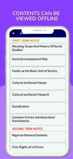 Social Studies Notes (JSS 1-3) screenshot 2