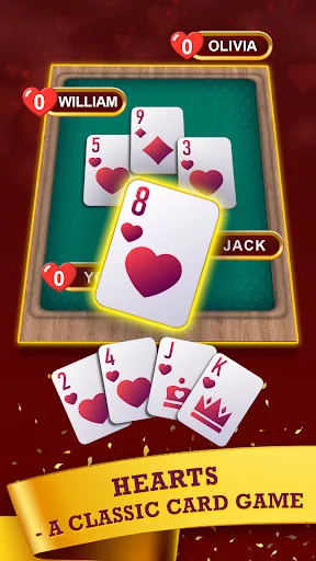 Hearts: Classic Card Game Fun screenshot 1
